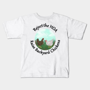 Backyard Chickens Non Vulgar Version Kids T-Shirt